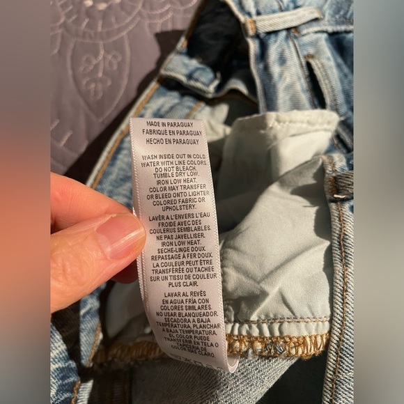 New Frame Le High Flare 32 Crystal Beach Tear Wash - Picture 9 of 12